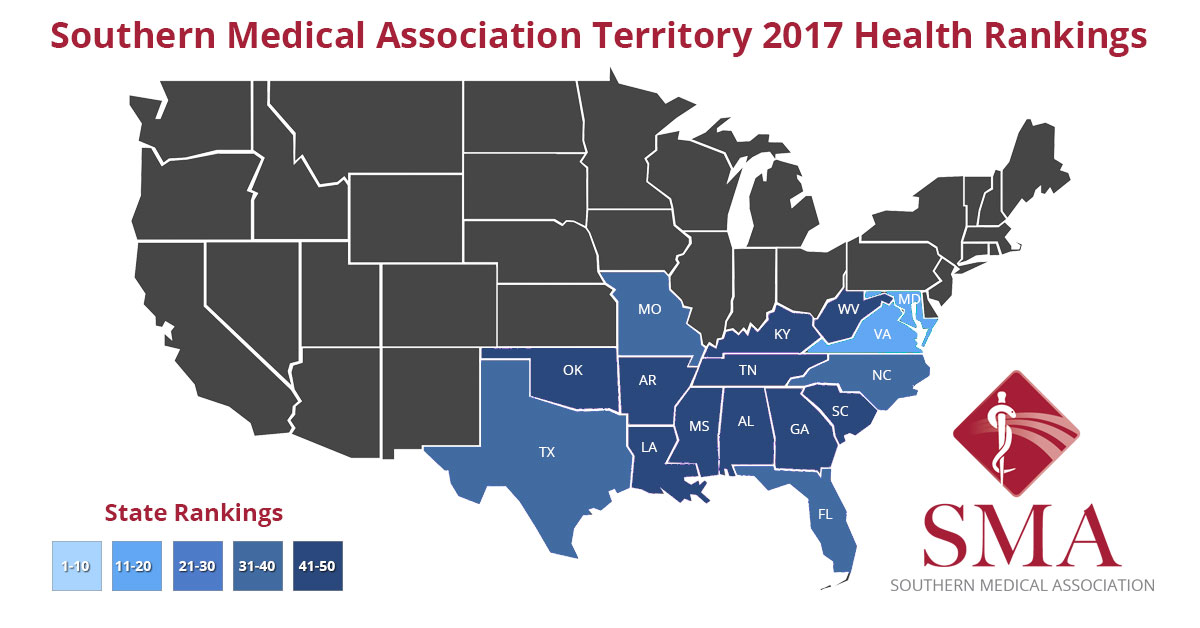 Health Rankings SMA Territory Map